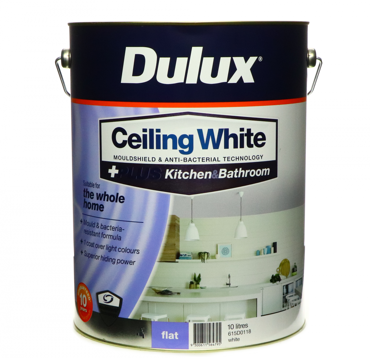 Dulux Wash & Wear Kitchen & Bathroom Ceiling Direct Paint