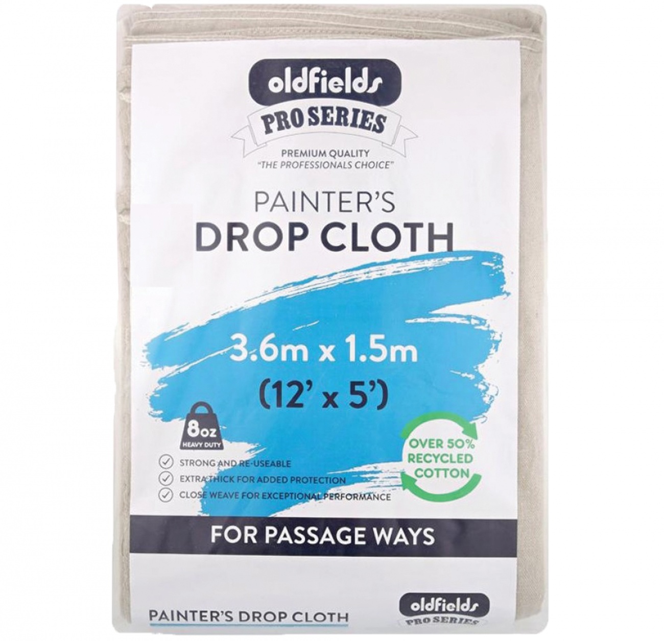 Oldfields Pro Series Heavy Duty Canvas Drop Sheets Direct Paint